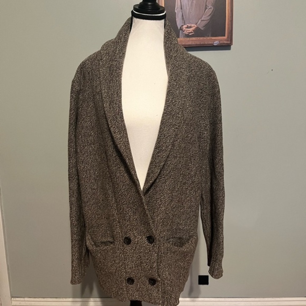Wallace shawl cardigan merino wool